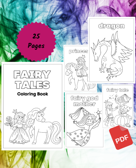 A Fairy Tale Adventure: Coloring eBook