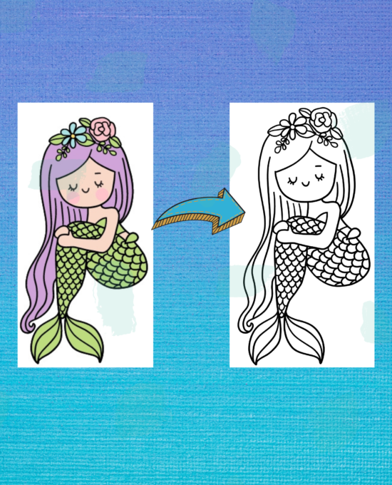 Under the Sea: A Mermaid Coloring Adventure