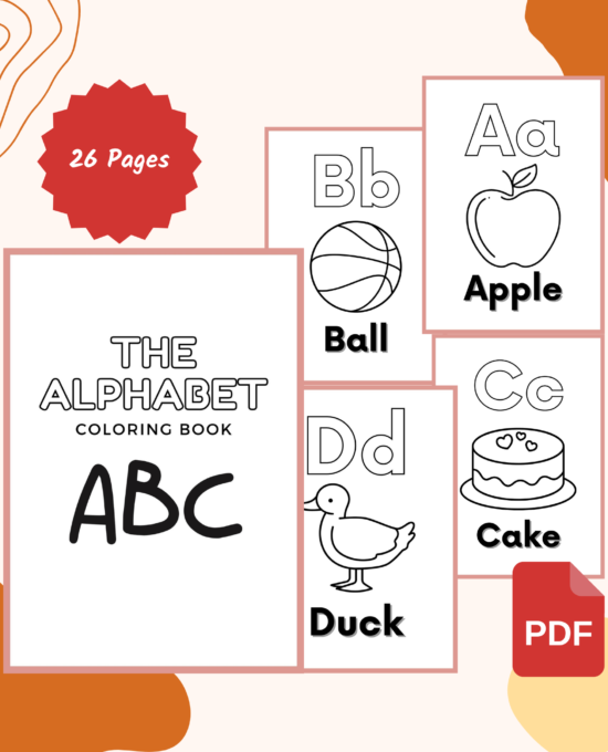 ABC Fun: A Coloring Book for Kids