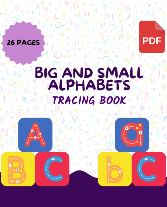 Big and Small ABCs: A Tracing Activity Book for Kids