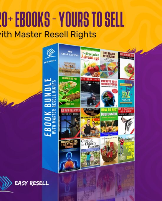 120+ Ebook Collection | Master Resell Rights (MRR) | Digital Bundle