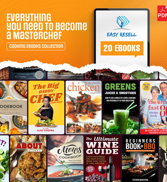 Everything you need to become a MasterChef: Cooking 20+ eBooks Collection