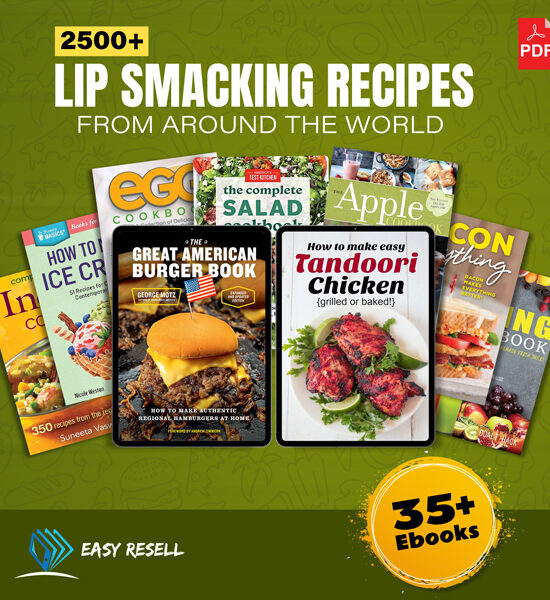 2500+ Lip Smacking Recipes from around the World | 35+ eBooks