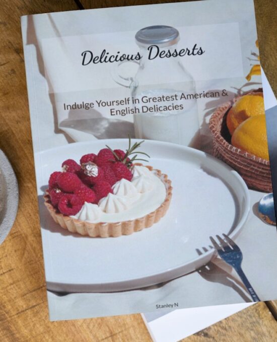 eBook: 100 American and English Delicious Desserts Recipes